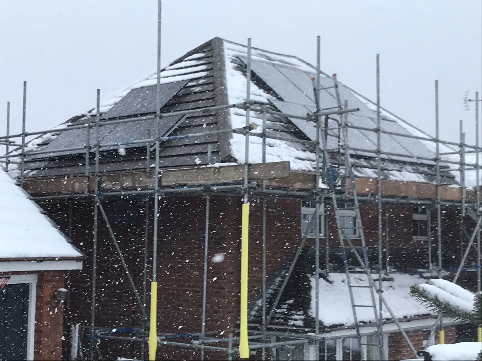 Snow Area Solar Installation